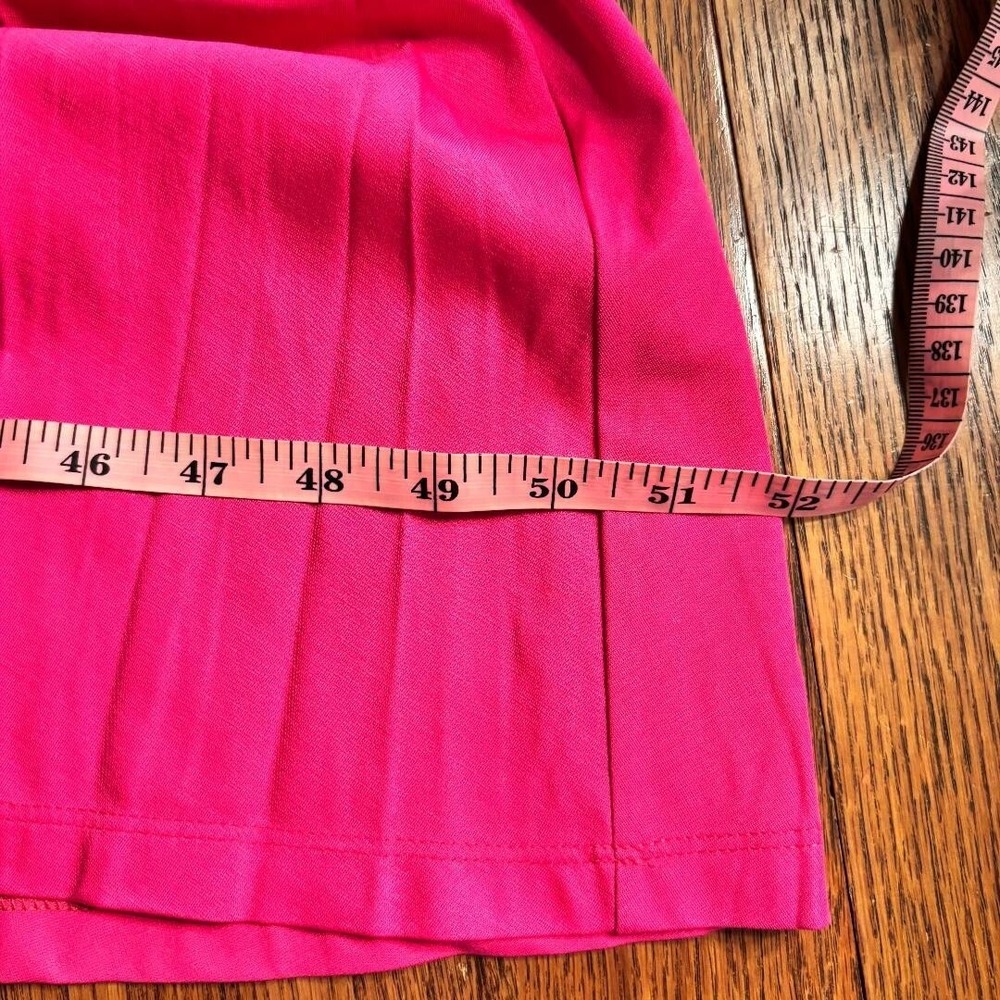 Rocco Ragni Pink Short Sleeve Midi Dress MSRP $425.00 Size Med Made in‎ Italy - Picture 11 of 14